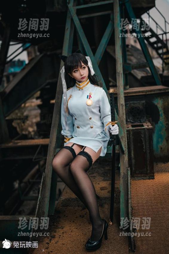 兔玩映画私拍：长门鲨神子与病娇女友，这一对让人忍不住多看几眼！