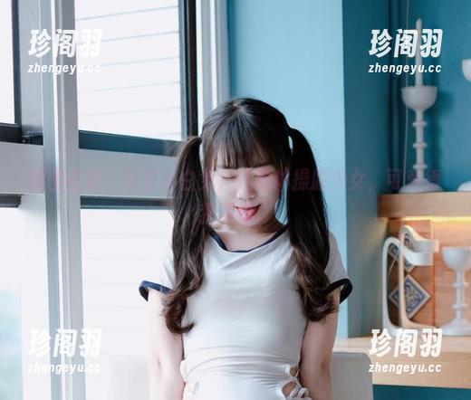 原图在手！可可小白兔，礼物体操服少女，可爱得我不行。