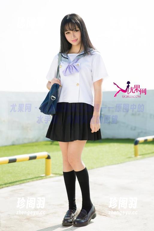 尤果网 - 在水边邂逅王语纯——原图中的水手服，宛如闲置的愿望