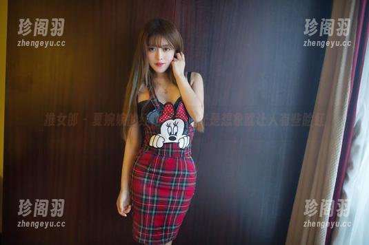 推女郎 - 夏婉婉的红裙图集，光是想象就让人有些脸红