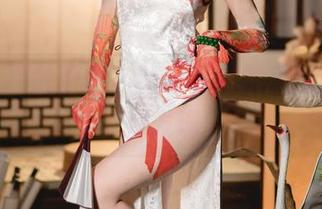 零距离接触原图，狐萝卜呦的美腿如同意外发现